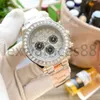 5A wysokiej jakości Super Watch Automatyczny ruch na rękę Sapphire Glass Nurving Men Watches Nowe styl pudełko luksusowy lodowy blask nocny pokazuje temperament