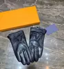 2023 Genuine Sheepskin Gloves Wool Lined Touch Screen Warm Five Fingers Gloves