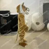 Süper Sevimli Tiger Maskot Kostümleri Cadılar Bayramı Karikatür Karakter Kıyafet Takım Xmas Açık Mekan Kıyafet Unisex Promosyon Reklam Giysileri