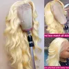 Blonde 613 13x6 HD Lace Frontal Wigs Body Wave Human Hair 13x4 Front For Women 4x4 Closure