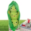 25cm Cute Kids Baby Plush Toy Pea Stuffed Plant Doll Kawaii For Boys Girls Gift High Quality Peashaped Pillow Toy 1382131063295