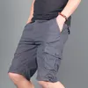 Shorts pour hommes Shorts cargo d'été pour hommes Shorts tactiques de style militaire Vêtements de marque pour hommes Coton Loose Work Shorts décontractés 230403