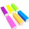 7 Colors Sponge Nail File Buffer Block For UV Gel Polish Manicure Pedicure 4 Side Sanding Nail Art Tools White Files