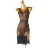 Stage Wear Est Art Test Latin Dance Dress Adult Rumba Chacha Leistungswettbewerb