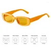 Sunglasses Fashion Small Square Frame Trendy Outdoor Sports Sun Glasses For Men Women Vintage Candy Color Riding Eyewear Shades