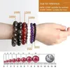 Strand Natural Sbostidian Fengshui Pixiu Swelet Men Women Black Jads Breave Troops Six Word Mantra Bead Bangle Hight