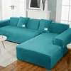 Pokrywa krzesła miękka aksamitna sofa rozciąga do salonu l Kanap w kształcie litery l slipcovers fundda de a justable fotela