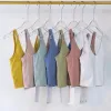 LL Align Tank Top U Bra Yoga Outfit Women Summer Sexy T Shirt Solid Sexy Crop Tops Sleeveless Fashion Vest 17 Colors