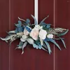 Decoratieve bloemen Wedding Arch Welcome deur kunstmatige bloemkrans slinger thuis feest muur decor bloemen centerpieces voor tafels