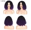 Perruque synthétique cheveux bouclés, mécanisme, bobine de vis en Fiber haute température 1BT33 # 1BT30 # 1BT0906 #