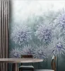 Fonds d'écran personnalisés 3D Po Mural Fleurs Papier peint pour chambre à coucher Salon sur la belle décoration