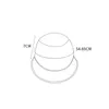 Breda brimhattar Solid Color Handgjorda virkning Floppy Top Summer For Women Hollow Out Knit Dome Bucket Hat Foldbara Beach Caps Eger22