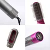 British plug five in one hot air blower electric comb negative ion straight hair brush air curling iron ceramic curling iron rotating Hair Straighteners D 7