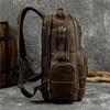 Bolsas escolares sbirds backpack de couro masculino retro luxo estilo moda bagpack saco de mochila saco de backpack saco para homem de couro de paypack 230403