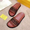 Plattformdesigner Rubber Slide Sandaler Floral Brocade Fashion Mens Gear Bottoms Flip Flops Lady Slippers randiga kvinnor Sandaler Designers Loafers Storlek 36-46