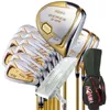 Nya golfklubbar 4-stjärna Honma S-06 Komplett uppsättning klubbar Golfförare Fairway Wood Putter Bag Graphite Shaft och headcover gratis frakt