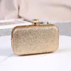 Evening Bags Women Diamond Evening Bag Glitter Hollow Out Gold Rhinestone Handbag Ladies Chain Crystal Wedding Party Mini Purse Day Clutch 231102