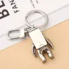 Designers Keychain Fashion Astronaut Silver Keychains Womens Men Brand Letter Key Chain Buckle Woman Bag hänge med Box G2311033Z-6