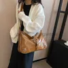 Omuz Çantaları PU Tasarımcı Lüks Bag Vintage Kadın Çanta Çantası Kadın Çanta Soul 2023 Trend Messengerstylishhandbagsstore