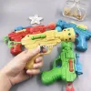 2PCS Soft Ball Gun Pistol Classic Retro Toy Plastic Launcher Safe Fake Foam Gun voor volwassenen Kinderen Schietspellen Grappig speelgoed