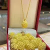 Kettingen die goud verkopen Placer Durian Fashion 14k vergulde kleurkettingen voor vrouwen Temperament Luxe Flash-sieraden