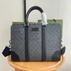 Lyxdesignväska, läderväska med stor kapacitet, fashionabla brevhandväskor, bärbar vattentät portfölj, utomhusväska, messengerväska, datorväska