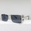 Designer-Strandpaar-Sonnenbrillen für Herren und Damen 20 % Rabatt auf Zhang Yuqi Net Red in gleicher Stilpersönlichkeit Big Fashion Metal