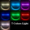 Night Lights 3D LED Night Light 7 Color Changing RGB Remote Control Dimmable or Touch Lamp Portable Table Bedside Lamps USB or AA Night Lamp P230331