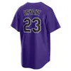 Jersey personalizzata Colorado Uomo donna Rockies 21 Kyle Freeland 26 Austin Gomber 44 Elehuris Montero 36 Johnson 32 Dinelson Lamet 61 Lawrence Maglie da baseball