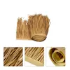 Dekorativa blommor Thatch Artificial Tiki Grass Straw Roofing Blinds tak anka palmbåt Hut Rolls Bar Dekor Fake Simulated Wind Chime