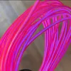 Cosmic Pink Color EL 5mm EL wire length in 5M with 3v driver in High brightness El