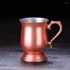 Kubki narzędzie do baru miedziane Mudy Much Moscow Mule Beer Metal Goblet Picie