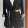 Corrente de ouro cinto fino para mulheres moda metal correntes de cintura senhoras vestido casaco saia cintura decorativa punk jóias acessórios g25736596