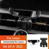 Suporte de carro Suporte de telefone móvel para Lexus NX NX200 NX300 2014-2022 360 graus de rotação GPS Suporte de montagem especial Acessórios Q231104