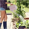 Attrezzature per l'irrigazione 1.5L Can Large Flower Garden Sprinkler a bocca lunga Pianta Doccia Bollitore Attrezzi da giardinaggio Irrigat Dhclk