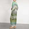 Vestidos casuais miyake 2023 outono mulheres bat mangas vestido longo solto plus size moda plissada maix