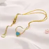 Plattierte Designer -Anhänger -Halskette für Frauen Stil Square Letter Halskette hochwertige Chokerketten Schmuckzubehör Mädchen Geschenk