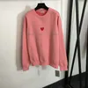 Pink Pullover Sweaters Girls Lovely Heart Sweater Tops Fashion Letters Print Sweater Long Sleeve Knit Tees Sweater
