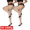 Vrouwen Sokken 1/2Pairs Plus Size Hoge Elastische Kousen Voor Sexy Kant Dij Anti-slip Panty top Over Knie Visnet Sok