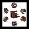 Watch Repair Kits Wooden Phone Docking Station Wallet Stand Watches Purse Holder Desk Organizer