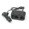 Two way Car Cigarette Lighter Socket Splitter with double USB