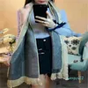With Box bag Receipt Tag scarfs for women Winter Mens Scarf luxe Pashmina Warm Fashion Wool Cashmere Scarves
