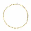 Łańcuchy Hip Hop Street Dance Gold U w kształcie w kształcie splingów Mężczyzn ciężki łańcuch naszyjnik biżuteria dla kobiet 18 cali