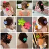 Fashion Flower Claw Clip for Women Girls Sweet Hair Claw Hair Clamps Crab Pannband Vinterhårtillbehör