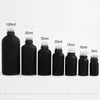 Botellas de almacenamiento 6 uds 100ml 50ml 30ml 20ml 15ml 10ml 5ml botella cuentagotas de aceite esencial de vidrio Mablack viales de gota envases cosméticos