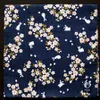 Näsdukar japansk stil fina näsdukar för kvinnliga blommor och kaninmönster Big fyrkantig handduk Hög kvalitet Hankies SY512 Ankomst 231102