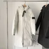 nowa kurtka męska z kapturem zimowa projektantka odzież z kapturem z kapturem z kapturem na linie kurtki luksusowe francuskie marki ubrania