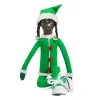 Creative Snoop On A Stoop Christmas Elf Doll Spy On A Bent Christmas Decorations Xmas Home Plush Ornament New Year Gift Toy 1103