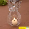 Angel Glass Candlestick Crystal Hanging Tea Light Candle Holder Home Decor Candlestick House Home Candle Holders