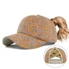 New Lu snapbacks Sports Leopard Print Horsetail Hat Caps Align cappello da esterno moda cappello da baseball tridimensionale cappello da sole da donna